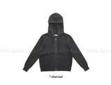 ESSENTIAL KNIT HOOD ZIP-UP