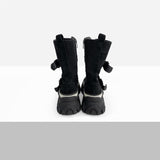 Solea Buckle Suede Middle Boots