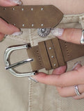 MINI STUD SUEDE BELT