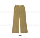 POCKET CORDUROY BOOTCUT PANTS