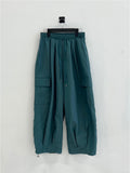 Pair Nylon Dart Balloon Pants