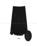 FRILL WAVE CHECK SKIRT