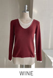 Ally Layered V-Neck Knit