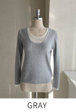 Ally Layered V-Neck Knit