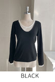 Ally Layered V-Neck Knit