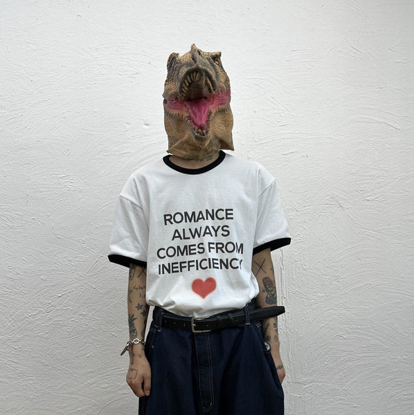 b0y - ロマンスパワーショルダーTシャツ / ROMANCE POWER SHOULDER T