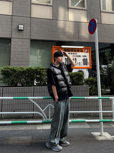 【KOOLOSET】Recycle Wellon Padding Vest KOOLOSET (クロゼット) - リサイクルウェロンダウンベスト