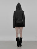 Studded Suede Micro Shorts