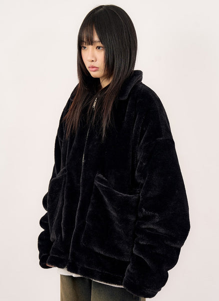 【Raucohouse】Snug loose eco fur jumper 010_44819bc6-97e3-4d13-aa82-