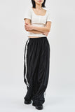 (W) Gloss Tape Pants