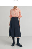 Abex Pleated Long Skirt