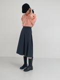 Abex Pleated Long Skirt