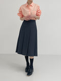 Abex Pleated Long Skirt