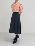 Abex Pleated Long Skirt