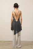 PTN) Backless layered one piece
