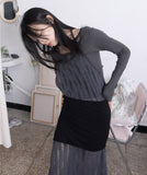 HALTER KNIT WRAP OPS