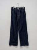 206 Stitch Pin-Tuck Wide Pants