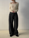 211 Stripe Wide Denim