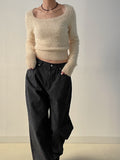 211 Stripe Wide Denim