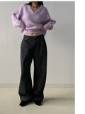 211 Stripe Wide Denim
