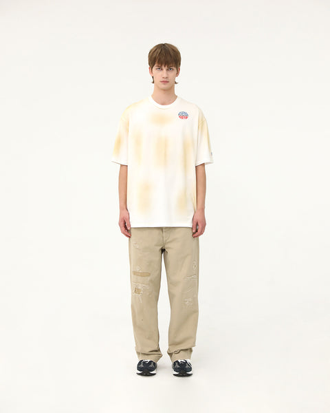 Paragraph(パラグラフ) - No.29ダーティウォッシュドロゴTシャツ / No