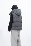 Andra Wrinkle Hood Padded Vest
