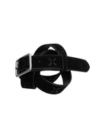 FLOWER SUEDE BELT