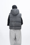 Andra Wrinkle Hood Padded Vest