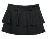 Layered Pleats Skirt
