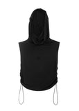 HOOD SLEEVELESS