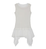 Layered Lace Frill Sleeveless