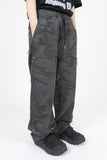 Allish Eyelet Carpenter Camo Pants