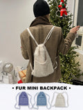 FUR MINI BACKPACK