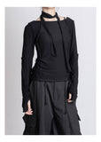 SCARF REVERSE TOP