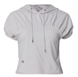 Kaya Shirred Hoodie