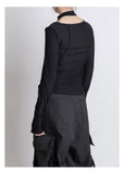 SCARF REVERSE TOP