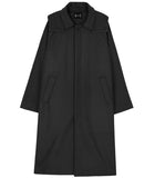 Hoodie Balmacaan Long Coat