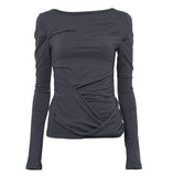 Drape Layered Long Sleeve