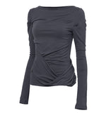 Drape Layered Long Sleeve