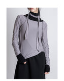 SCARF REVERSE TOP