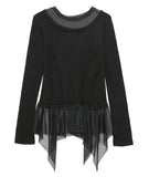 Layered Lace Frill Long Sleeve