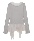 Layered Lace Frill Long Sleeve