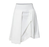 Asymmetrical Draped Midi Skirt