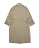 Minimal Open Line Trench Coat Man