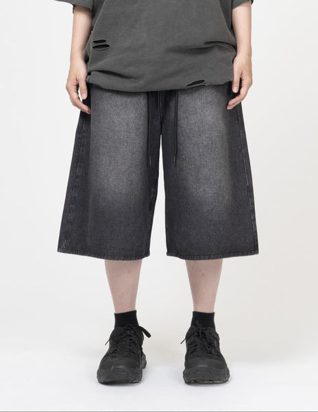 【oan】Side Line Bermuda Denim DENIM BERMUDA SHORTS WITH LABEL - Blue | ZARA New Zealand