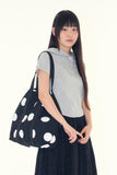 Dot cotton tote bag