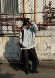 OVER HOOD KNIT ZIP UP