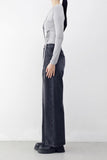 Corinne Denim Layered Pants