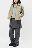 (W) Tog Pleats Cargo Skirt Pants