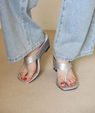Air wedge flip flop mule